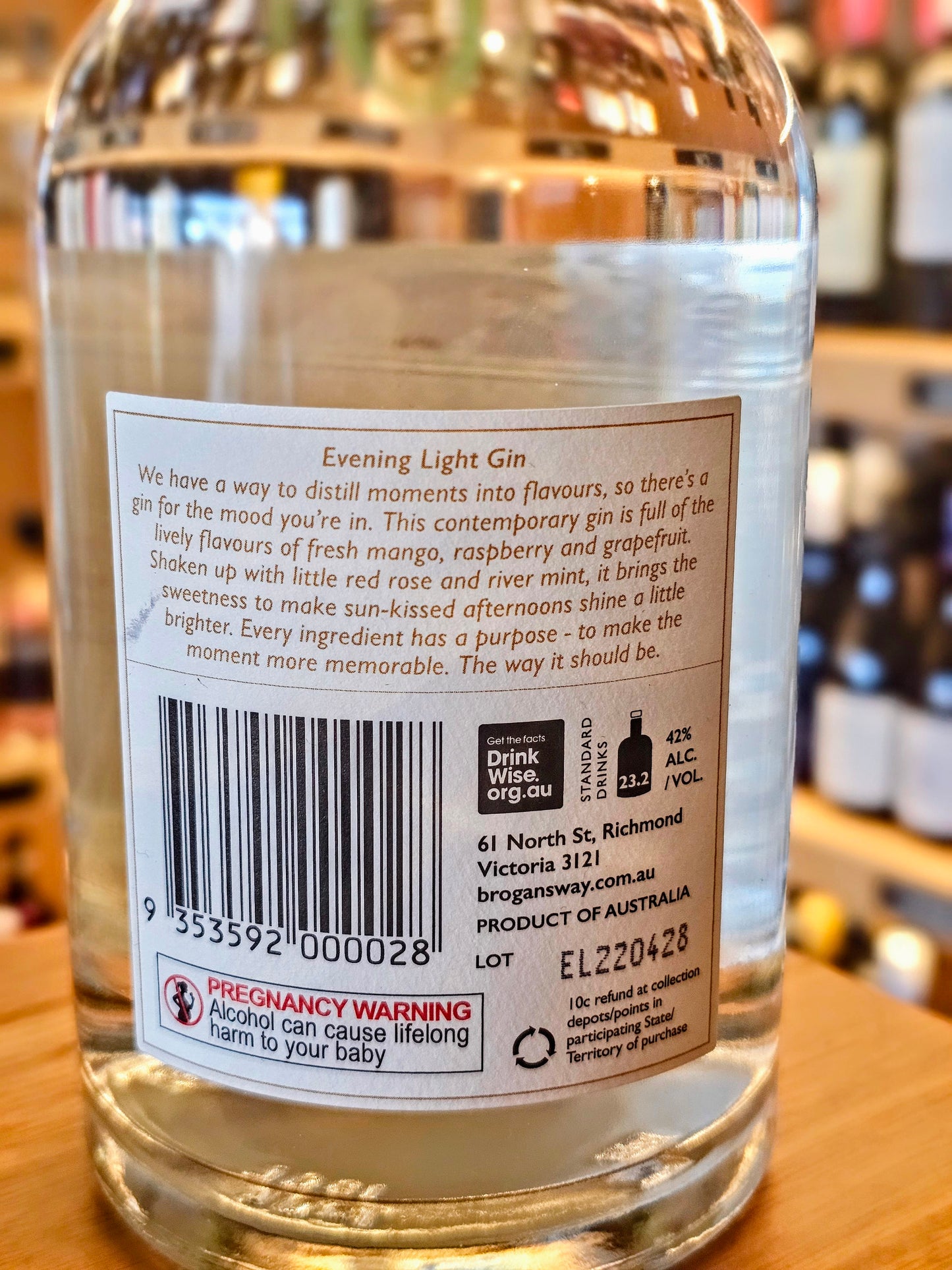 Brogans Way Evening Light Gin