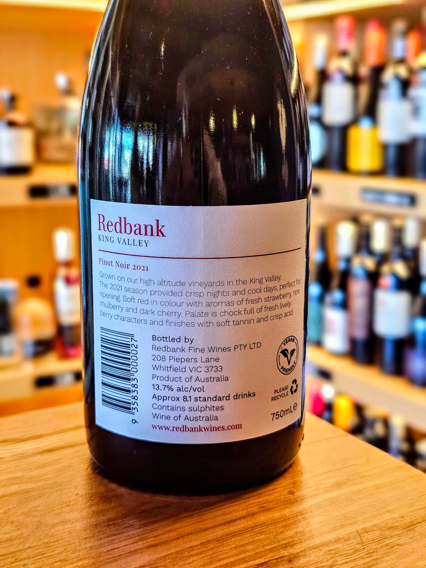 Redbank King Valley Pinot Noir 2021