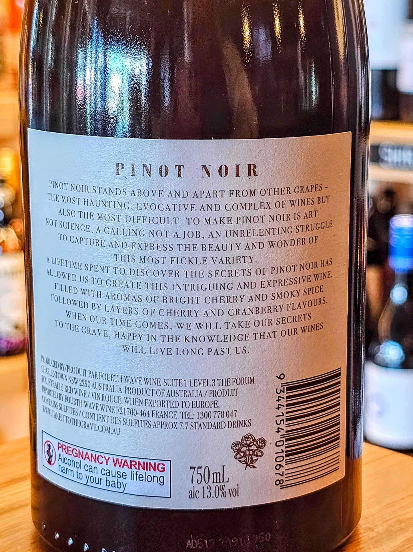 Take It To The Grave Pinot Noir 2022