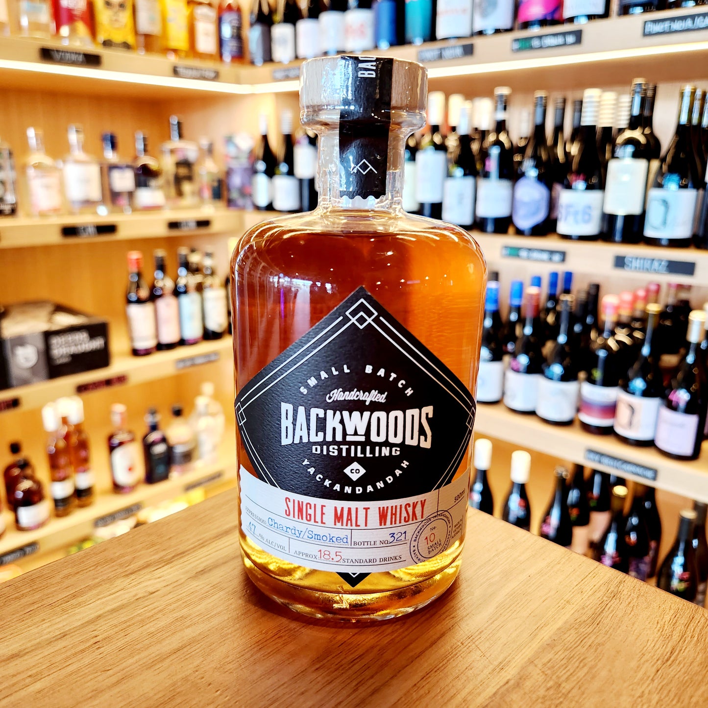 Backwoods Single Malt Whisky Chardonnay Cask