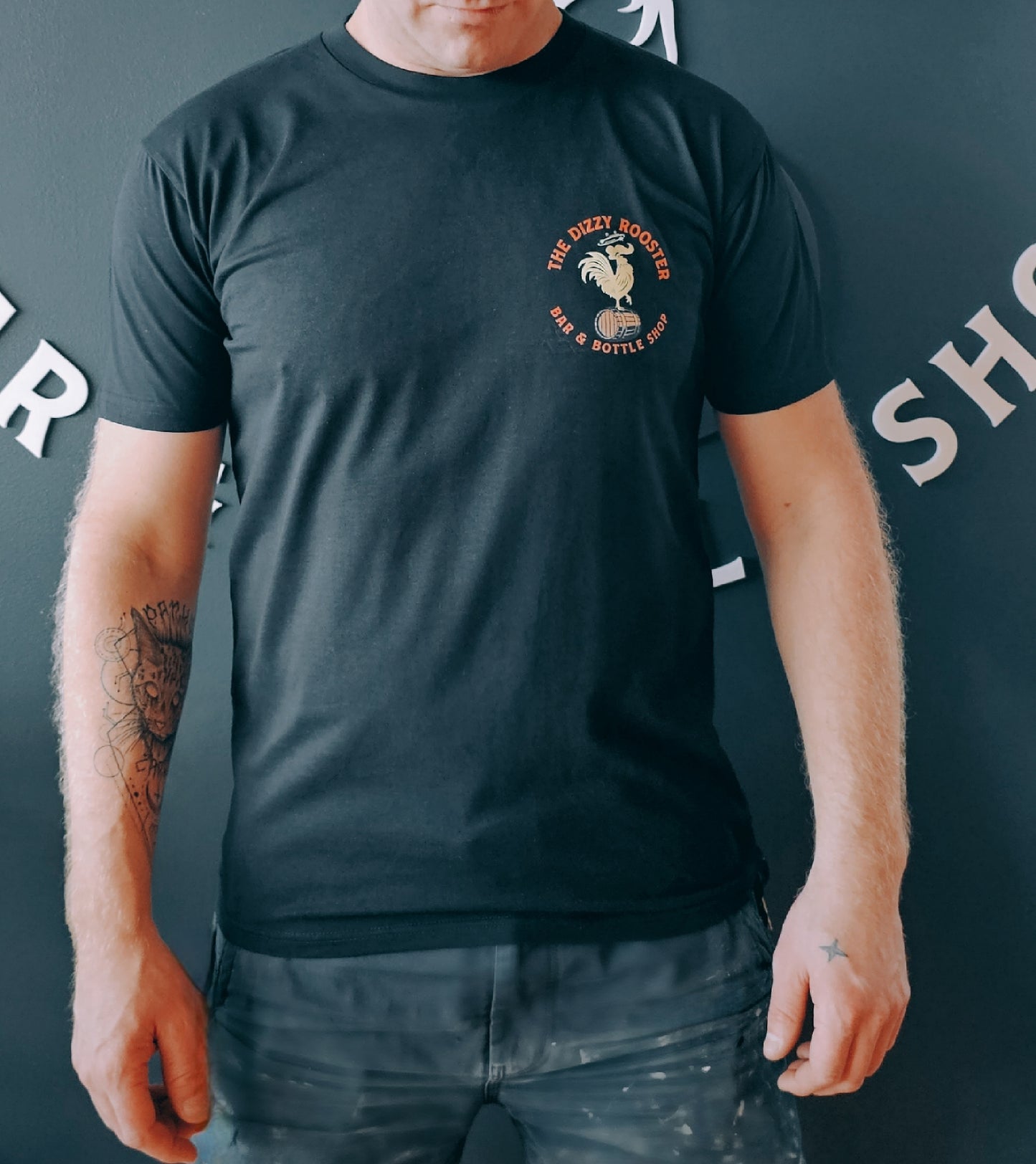 Mens - The Dizzy Rooster Navy T-Shirt