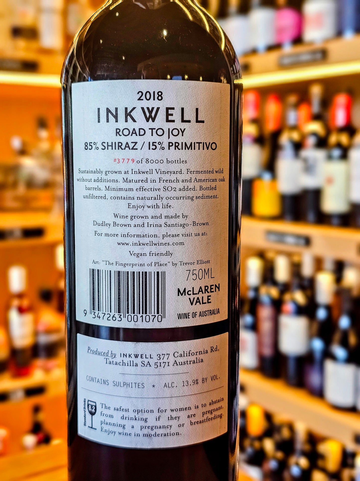 Inkwell Road To Joy Shiraz Primitivo