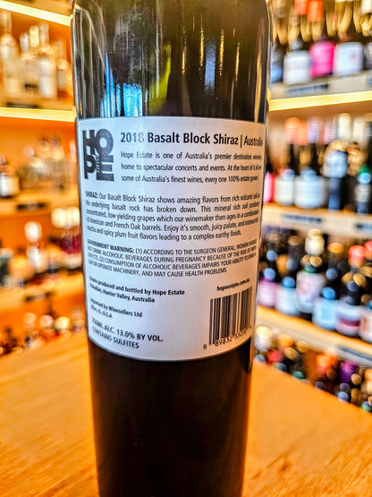 Hope Estate 2018 Basalt Block Shiraz