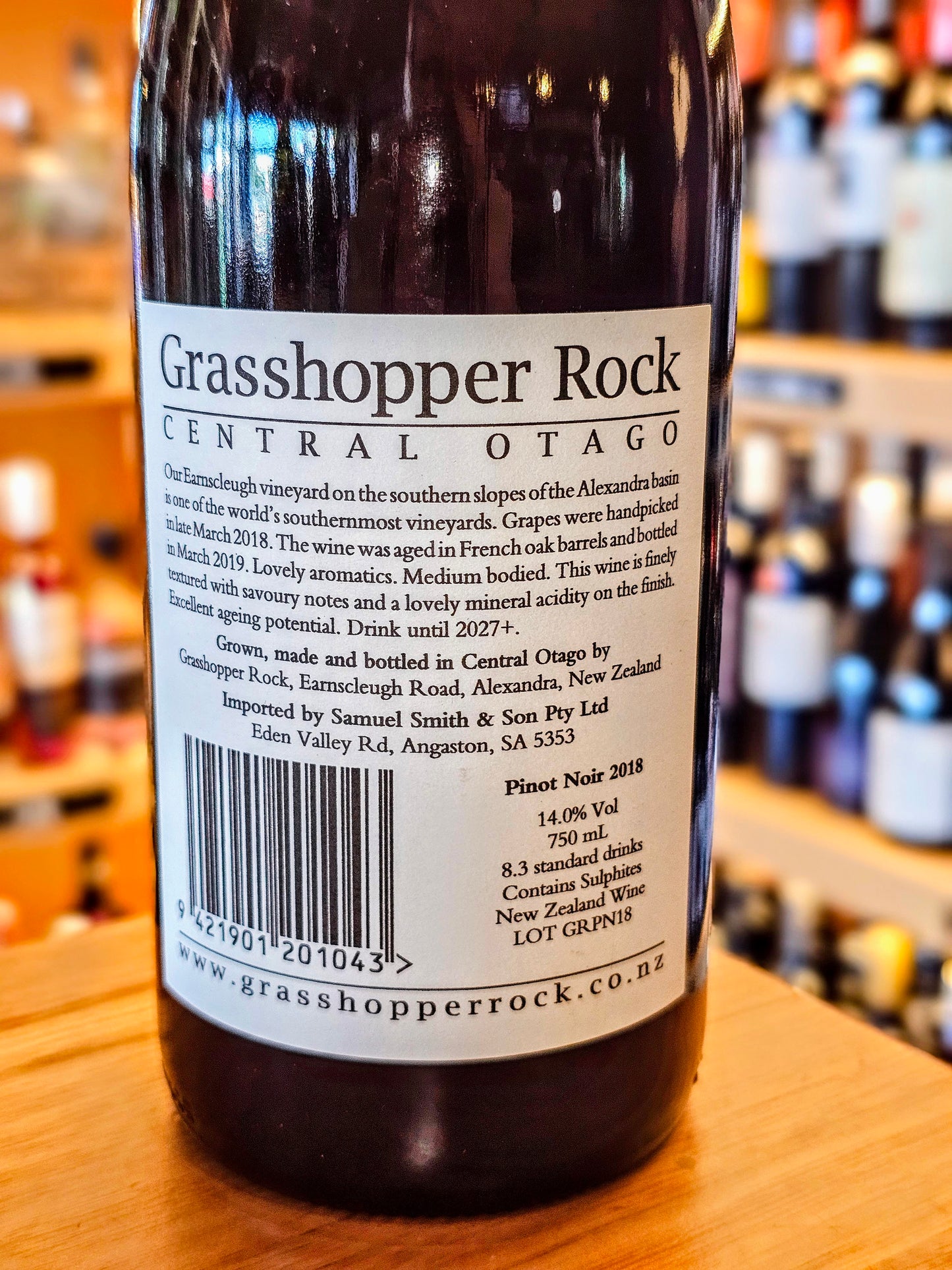 Grasshopper Rock Pinot Noir 2028