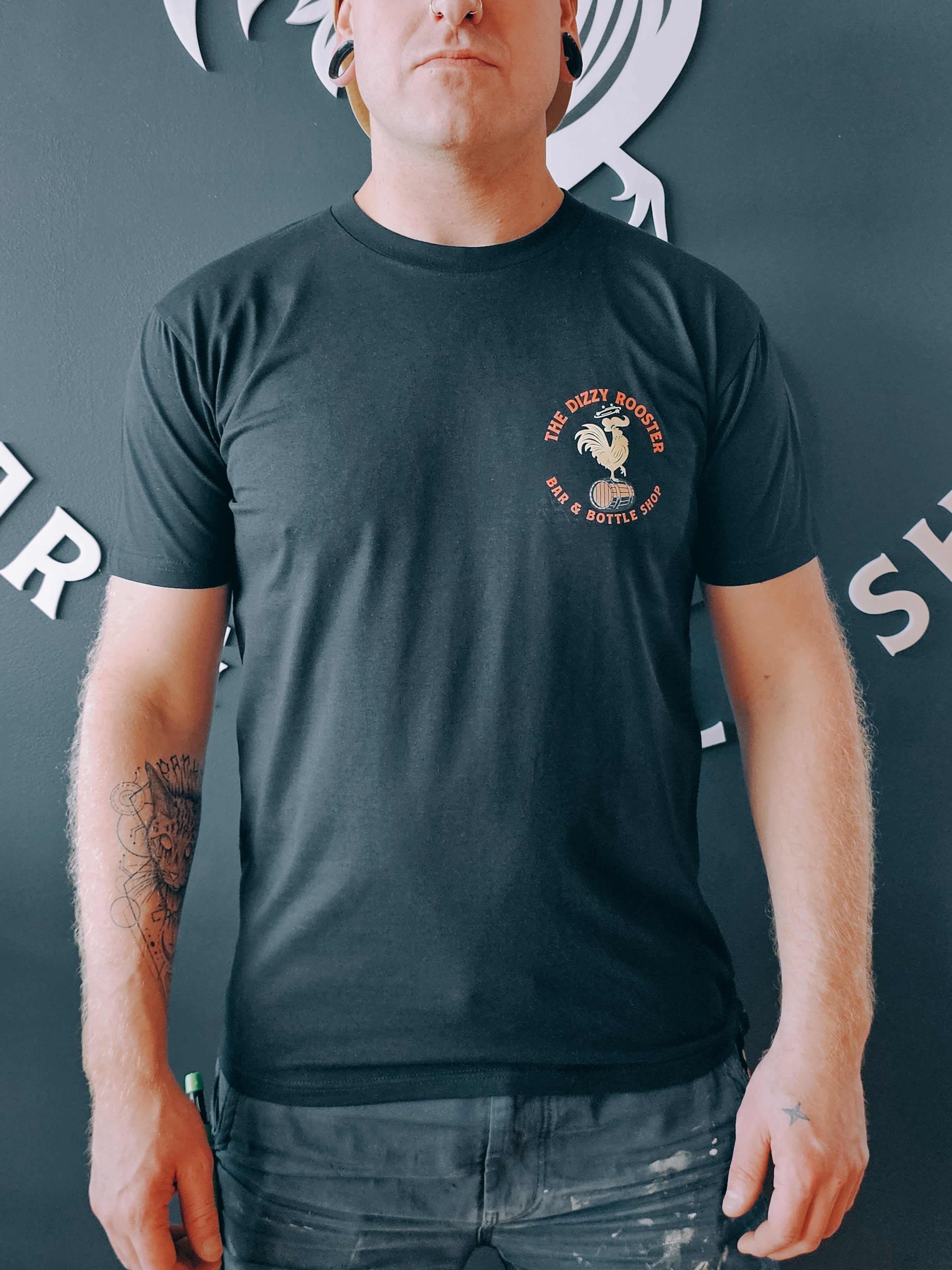 Mens - The Dizzy Rooster Navy T-Shirt – thedizzyrooster.au/